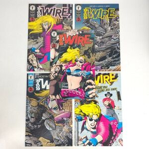 Barb Wire Dark Horse Comic 5 issue Lot No's 2-5 & 7 1994 Vintage Warner Arcudi